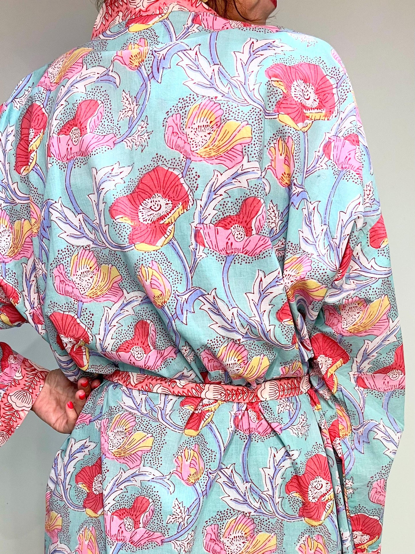 Kimono Robe, Dressing Gown Women, Brides Robe, Womens Dressing Gown, Cotton Dressing Gown, Plus Kimono, Green Kimono Robe, Plus Size Robe