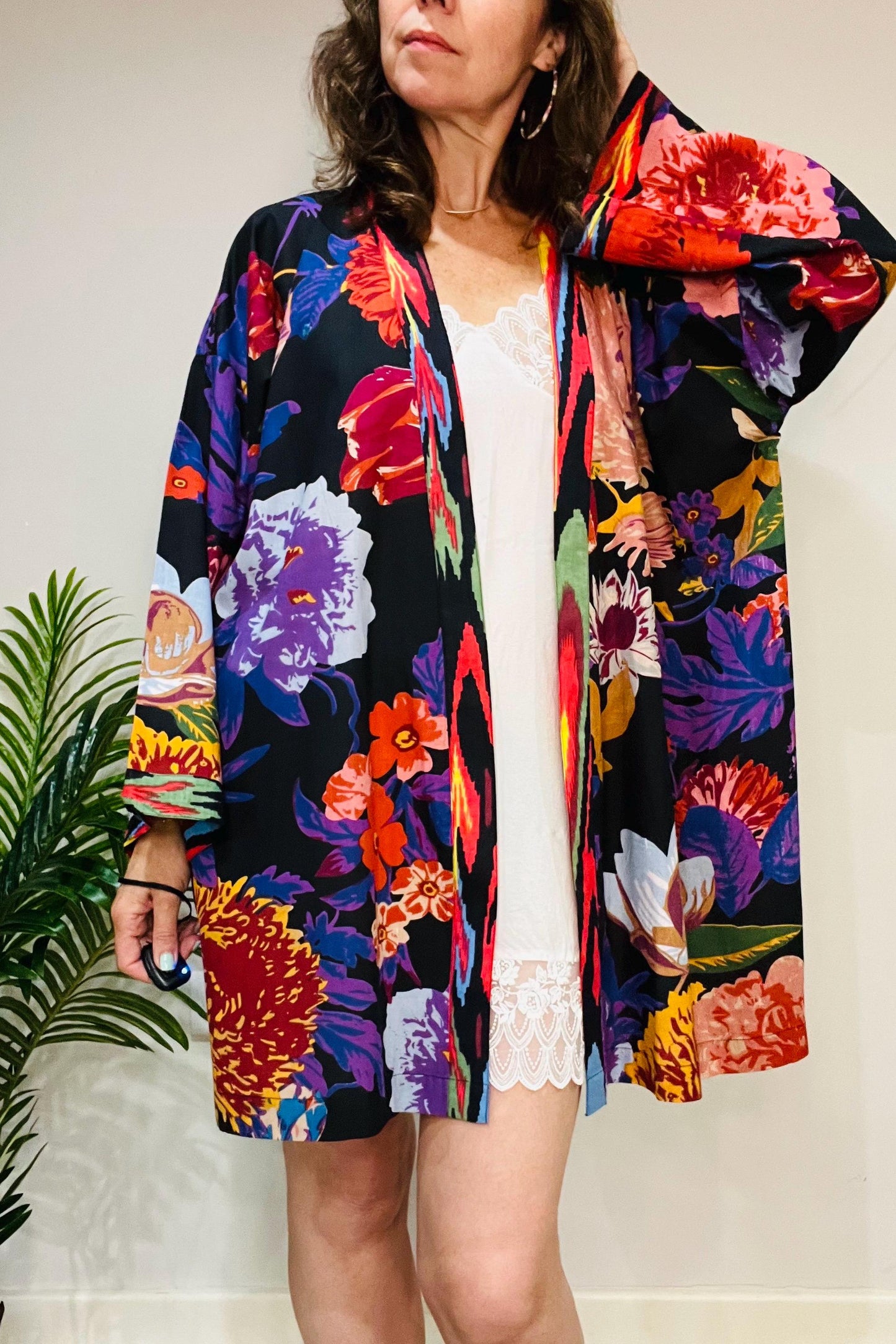 Kimono Robe, Dressing Gown Women, Brides Robe, Womens Dressing Gown, Cotton Dressing Gown, Plus Kimono, Blue Kimono Robe, Plus Size Robe