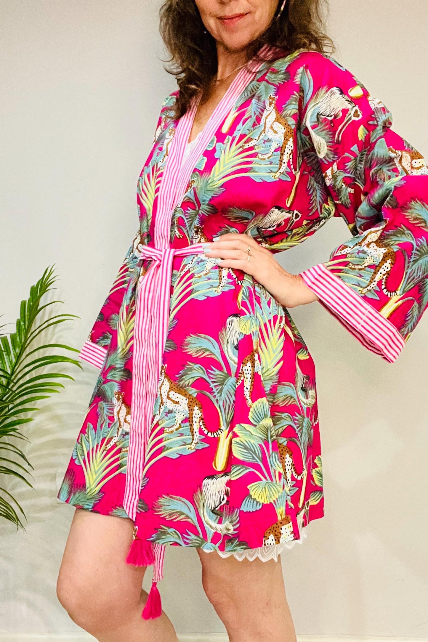 Kimono Robe, Dressing Gown Women, Brides Robe, Womens Dressing Gown, Cotton Dressing Gown, Plus Kimono, Blue Kimono Robe, Plus Size Robe