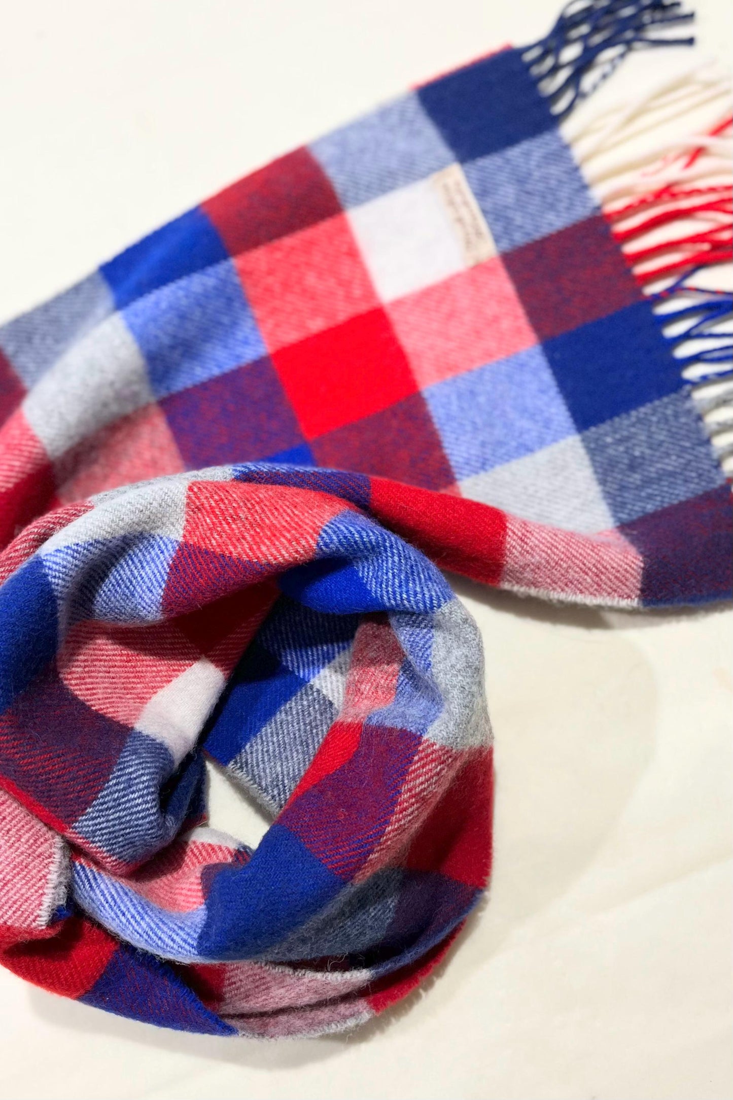 100% Wool Scarf, Yorkshire Wool Wrap, Wool Yarn Scarf, Scarf For Her, Scarf for Him, Wool Scarves, Plaid Scarf, Tartan Wool Scarf,
