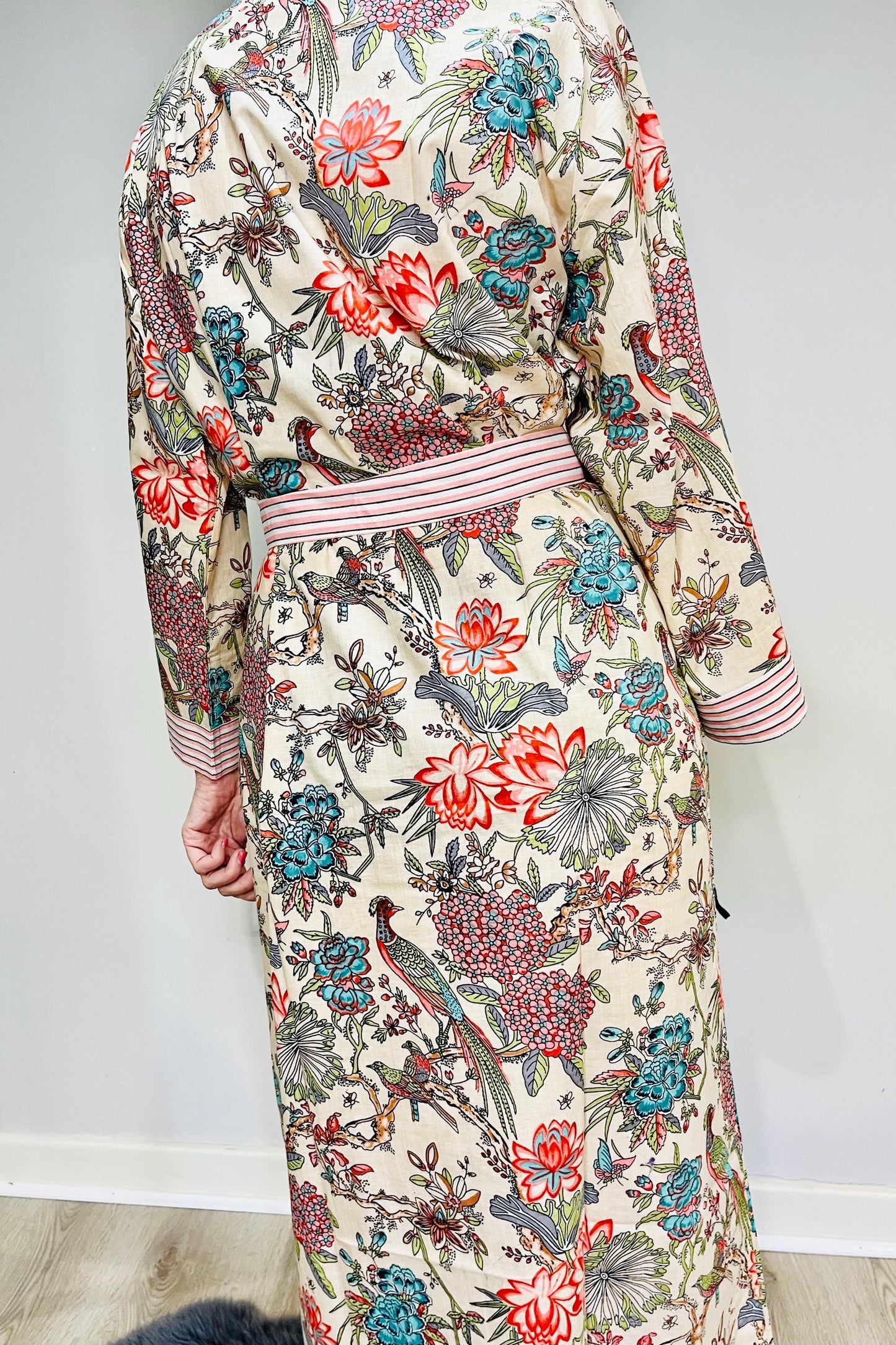 Kimono Robe, Dressing Gown Women, Brides Robe, Womens Dressing Gown, Cotton Dressing Gown, Plus Kimono, Pink Kimono Robe, Plus Size Robe