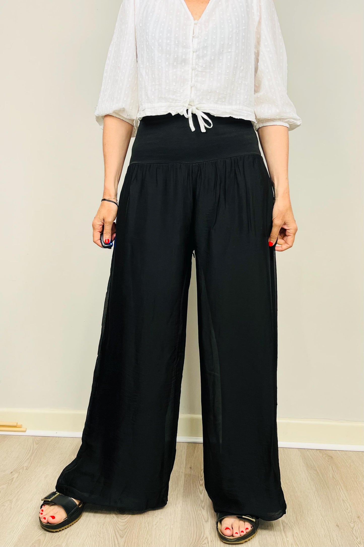 Silk Cotton Pants, Silk Jersey Harem Pants, Summer Pants, Womens Stretch Pants, Womens Maternity Pants, Harem Yoga Pants, Black Trousers