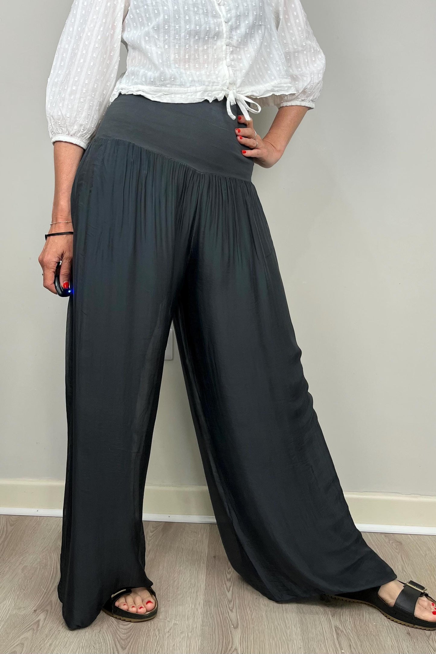 Silk Cotton Pants, Silk Jersey Harem Pants, Summer Pants, Womens Stretch Pants, Womens Maternity Trouser, Harem Yoga Pants, Grey Trousers