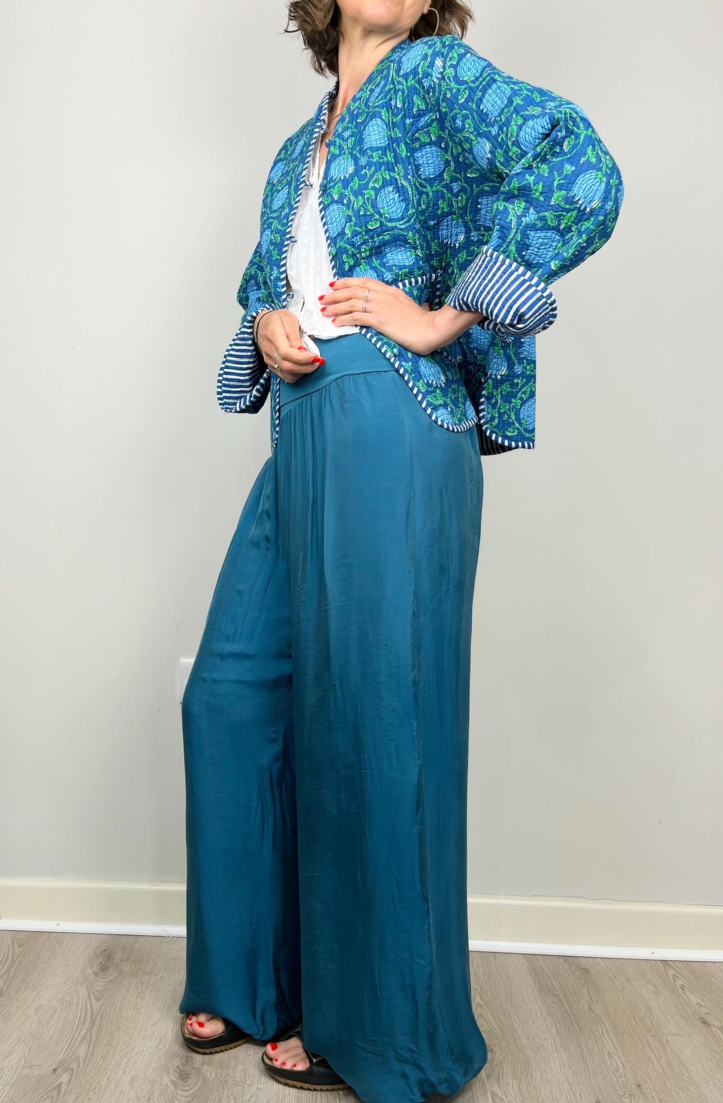 Silk Cotton Pants, Silk Jersey Harem Pants, Summer Pants, Womens Stretch Pants, Womens Maternity Trouser, Harem Yoga Pants UK, Silk Trousers