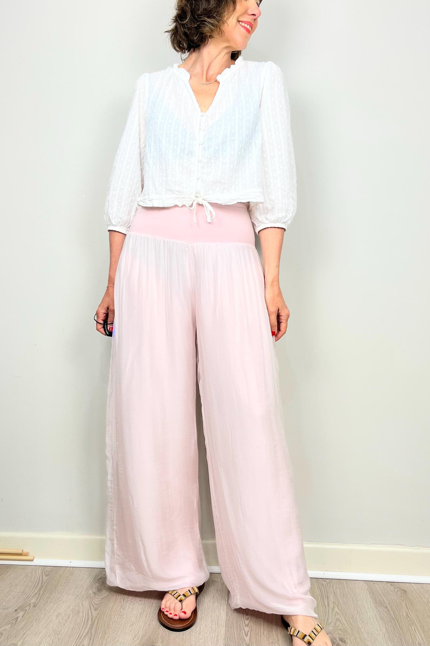 Silk Cotton Pants, Silk Jersey Harem Pants, Summer Pants, Womens Stretch Pants, Womens Maternity Pants, Harem Yoga Pants, Silk Trousers,Pink