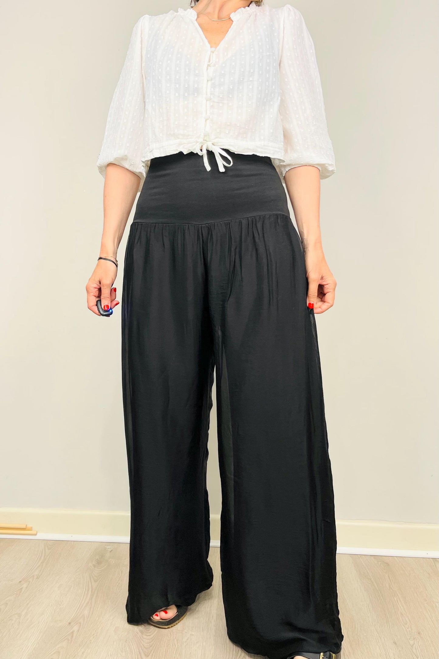 Silk Cotton Pants, Silk Jersey Harem Pants, Summer Pants, Womens Stretch Pants, Womens Maternity Pants, Harem Yoga Pants, Black Trousers