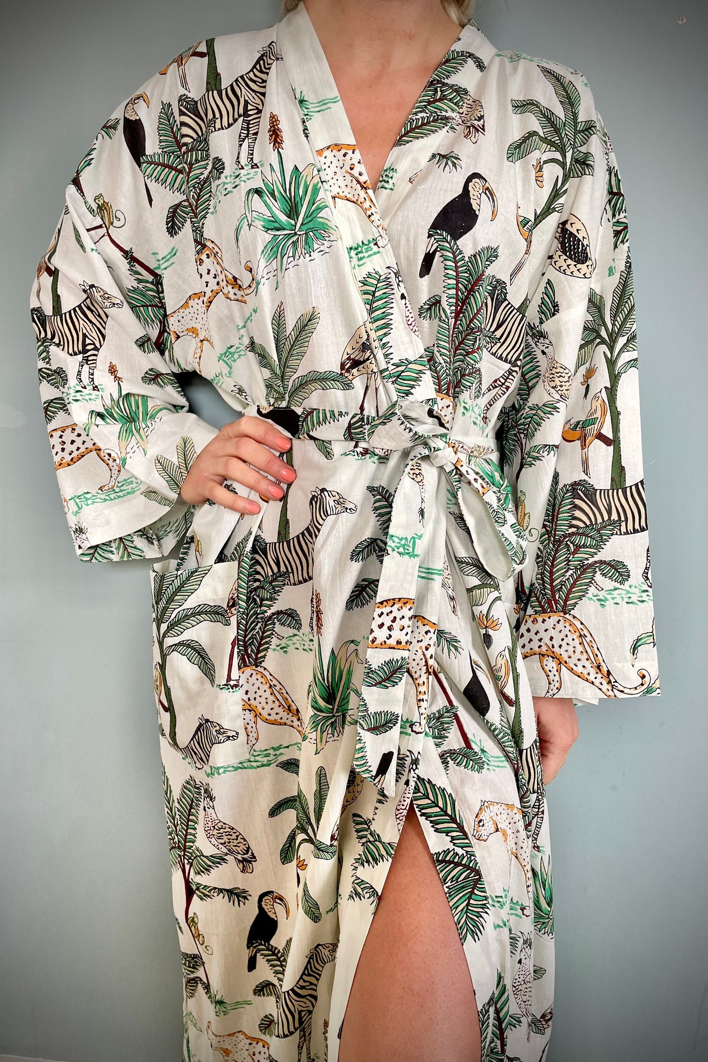Kimono Robe, Dressing Gown Women, Cotton Robe, Bridesmaid Robe, Brides Robe, We image 5