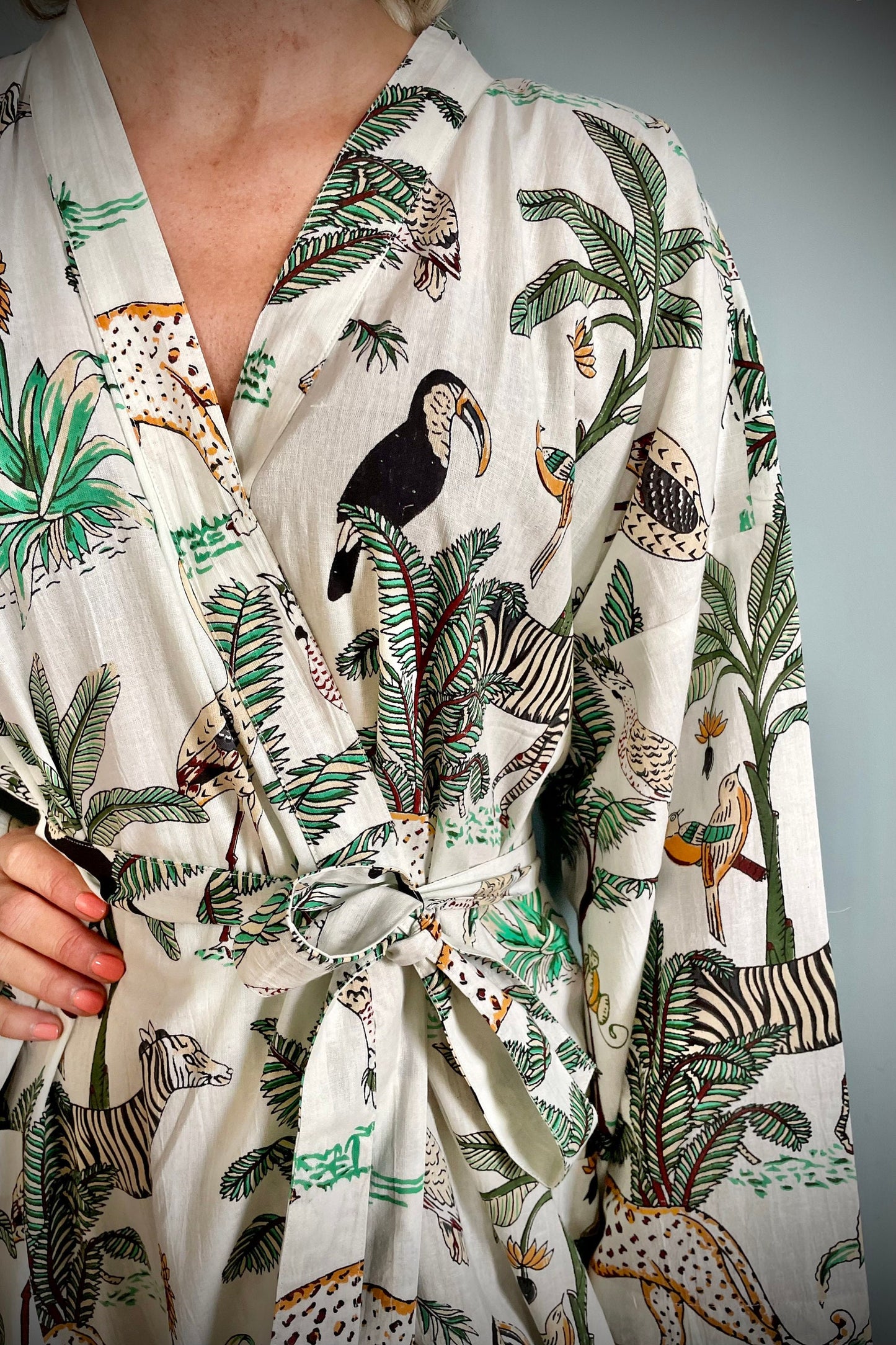 Kimono Robe, Dressing Gown Women, Cotton Robe, Bridesmaid Robe, Brides Robe, We image 4