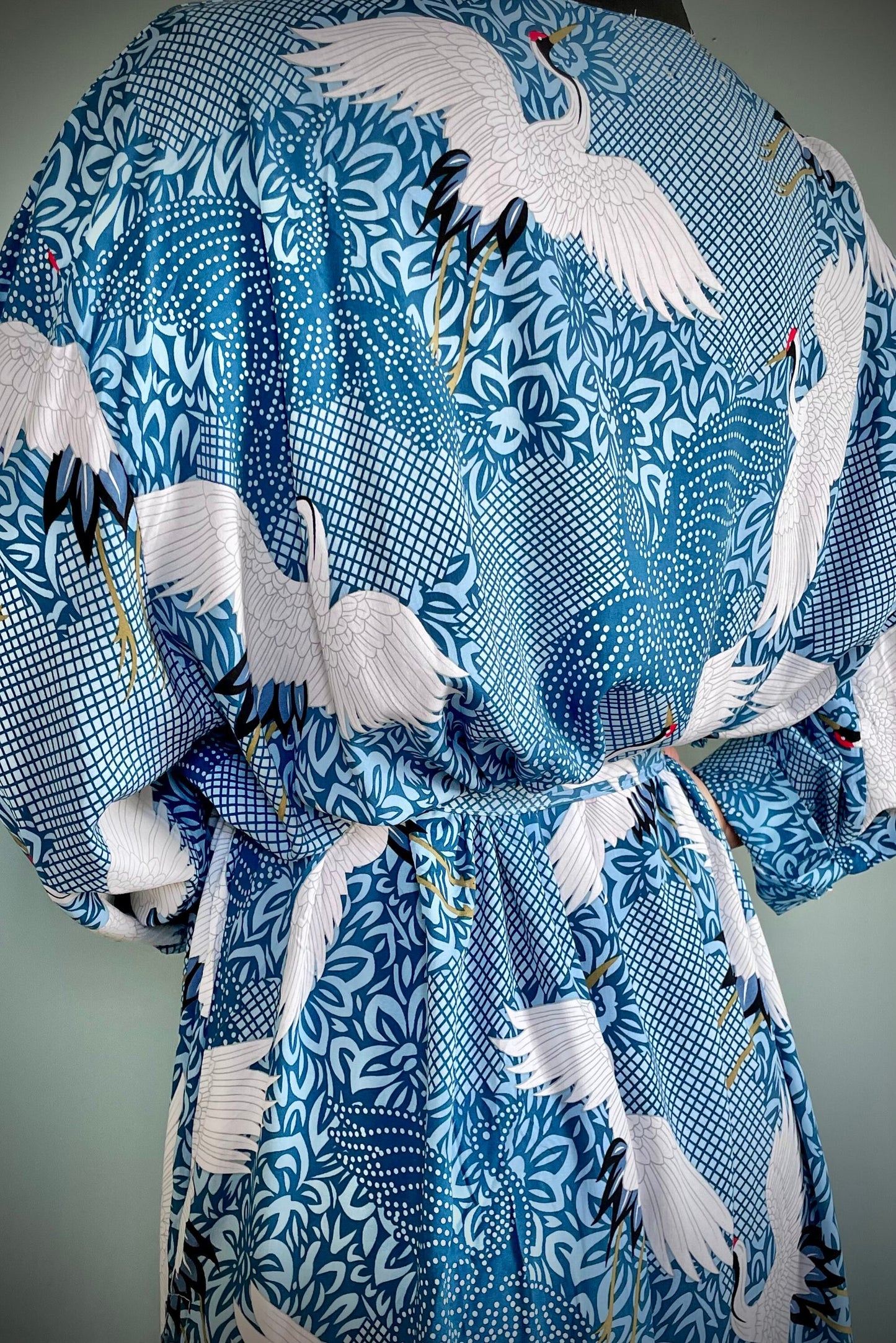 Kimono Robe, Dressing Gown, Beach Cover Up, Loungewear, Boho Robe, Womens Dress image 2