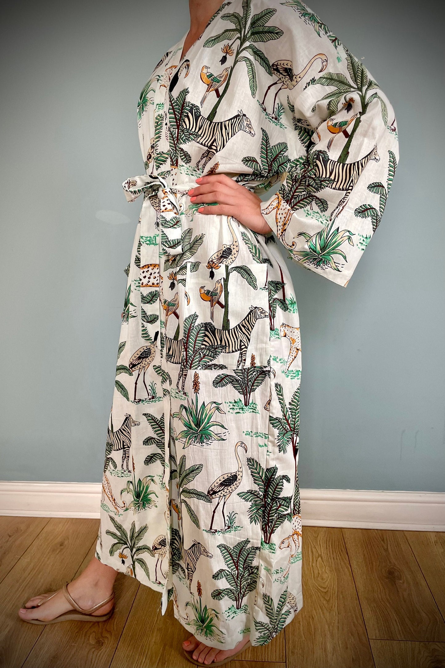 Kimono Robe, Dressing Gown Women, Cotton Robe, Bridesmaid Robe, Brides Robe, We image 6