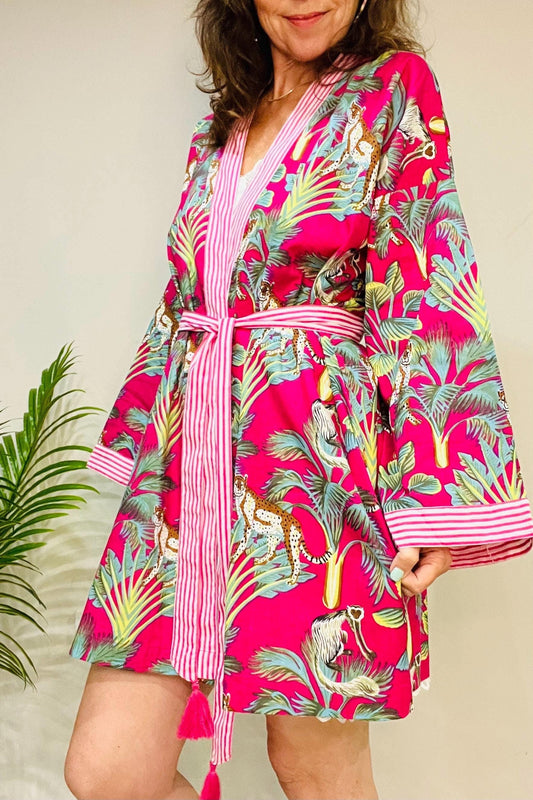 Kimono Robe, Dressing Gown Women, Brides Robe, Womens Dressing Gown, Cotton Dressing Gown, Plus Kimono, Blue Kimono Robe, Plus Size Robe