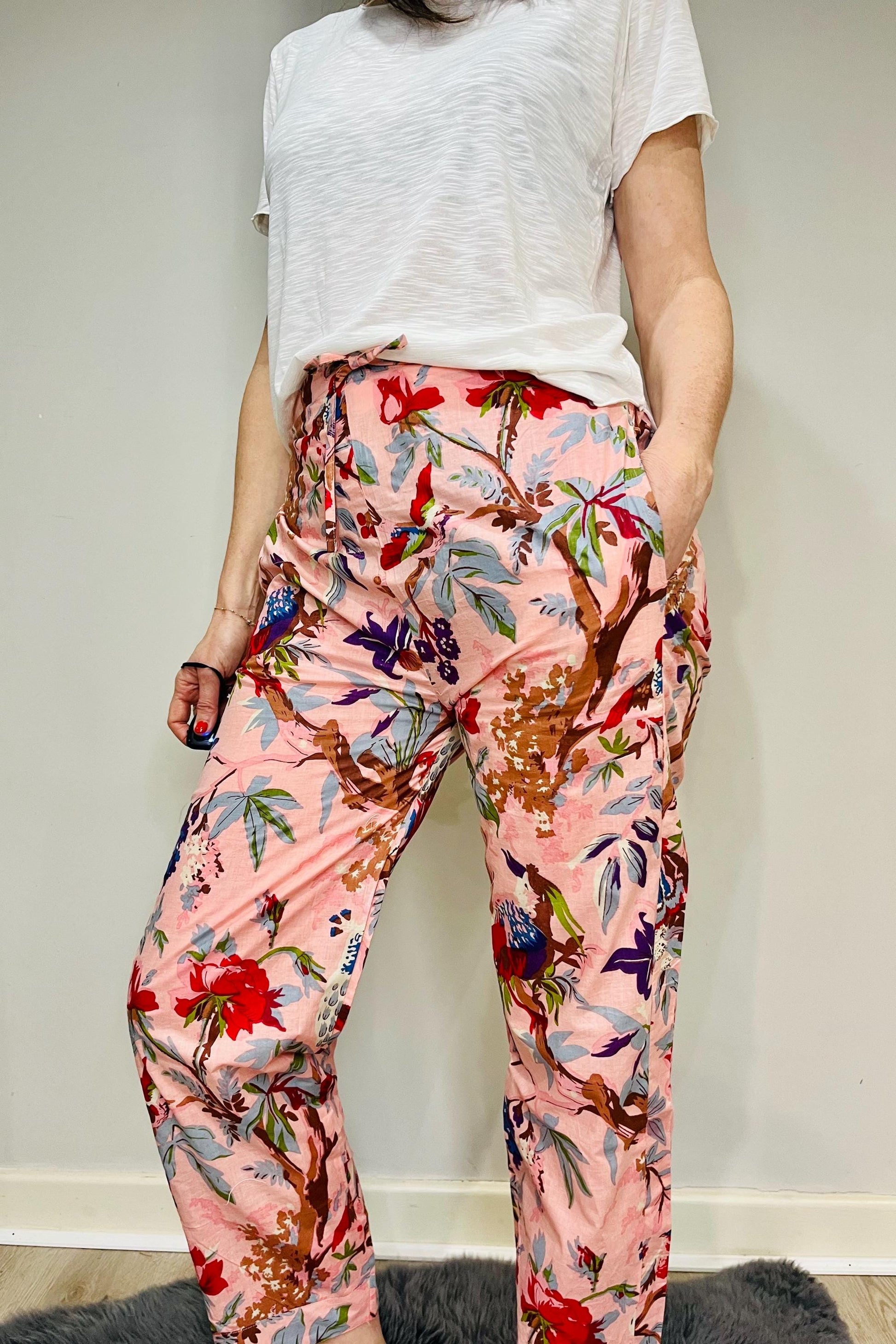 Tshirt Pyjama Set, Pyjama Pants, Womens Cotton Pants, Ladies Pyjamas, Womens Pyjama Set, Pink Pyjamas, Womens Pyjamas, Sleep Set for Her