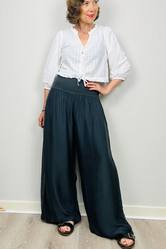 Silk Cotton Pants, Silk Jersey Harem Pants, Summer Pants, Womens Stretch Pants, Womens Maternity Trouser, Harem Yoga Pants, Grey Trousers