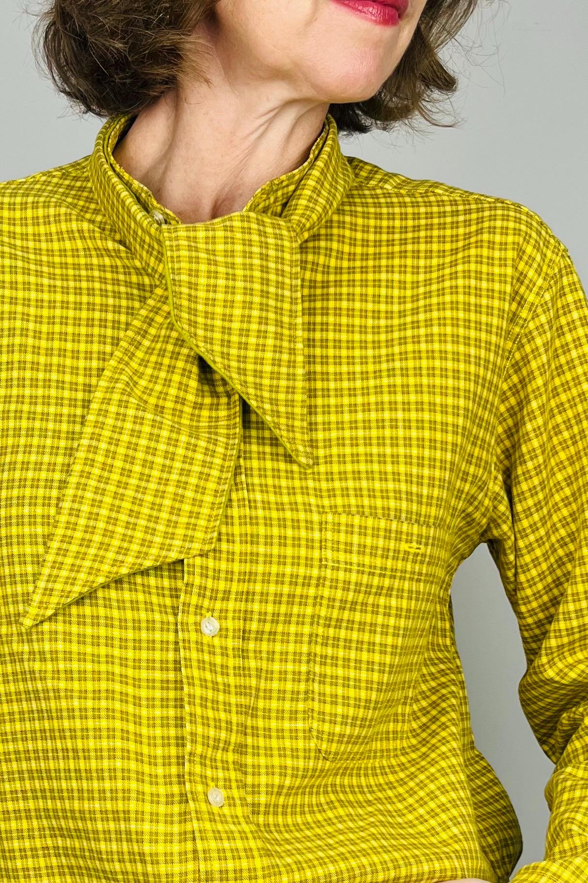 Reworked Vintage Blouse: Handmade Wrap Bow Top, Sustainable Fashion, Unique Bespoke Design,
