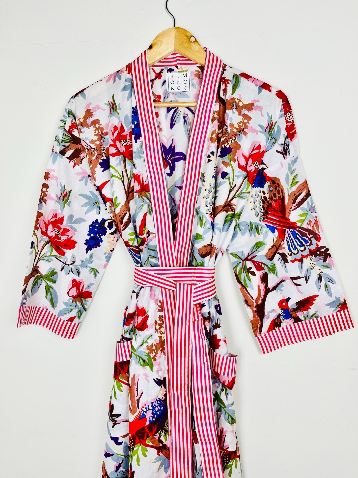 Cotton Kimono Robe | Cotton Dressing Gown | Women's Loungewear | Plus Size | Spa Robe | Wedding Party Bridal Gift | Handmade For Her