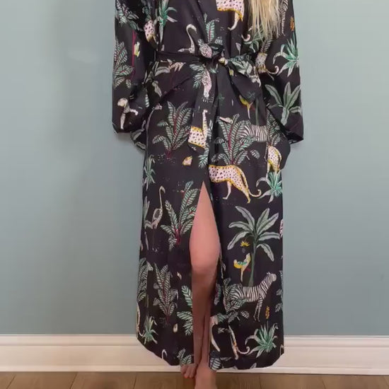 Kimono Robe, Dressing Gown Women, Brides Robe, Womens Dressing Gown, Cotton Dressing Gown, Plus Kimono, Pink Kimono Robe, Plus Size Robe